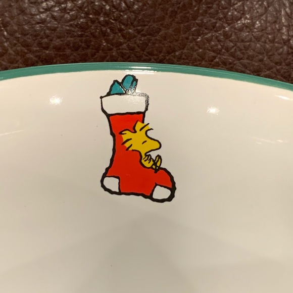 Peanuts Snoopy & Woodstock with Christmas Tree 21oz Ceramic Holiday Mug - Picture 5 of 10